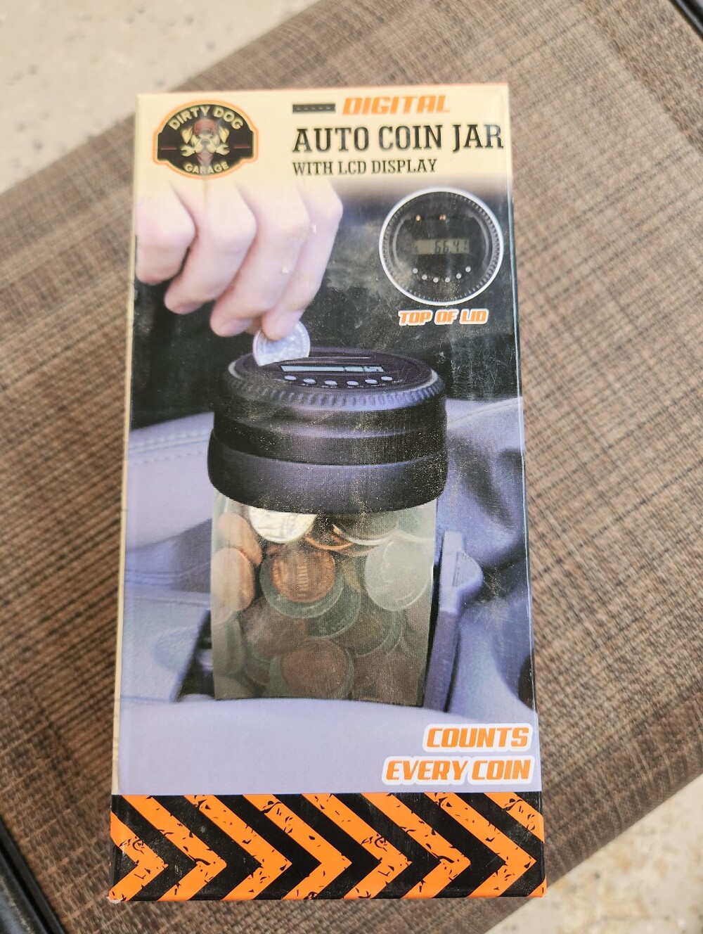 Digital Auto Coin Jar with LCD Display